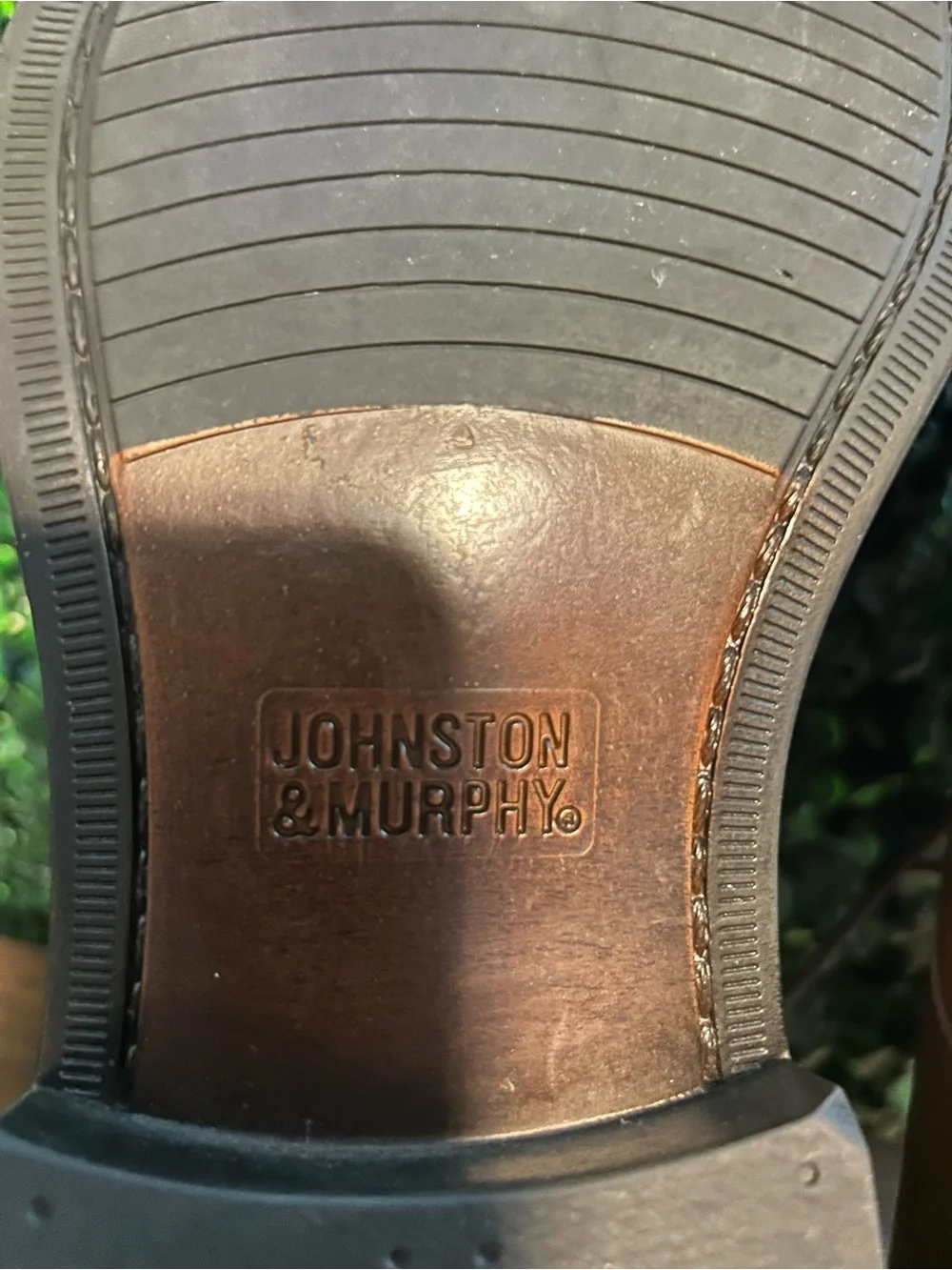 Johnston & Murphy Tan Leather Derby Dress Shoes